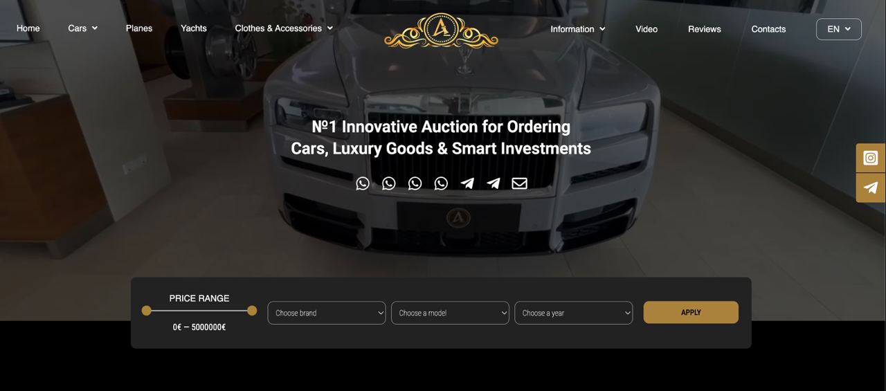 №1 Innovative Auction European Platform: How the Approach to Buying Cars, Luxury Goods, and Investment Assets Is Evolving